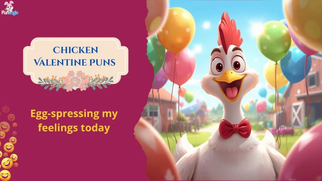 Chicken Valentine Puns