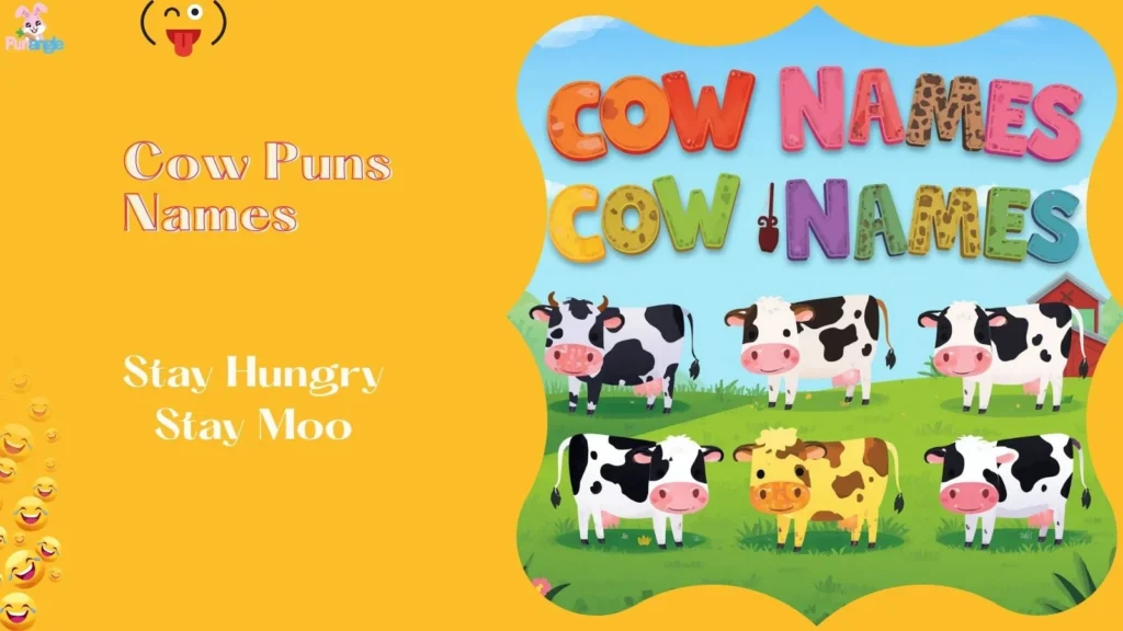 Cow Puns Names